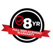 5 Year Full Replacement Warranty icon